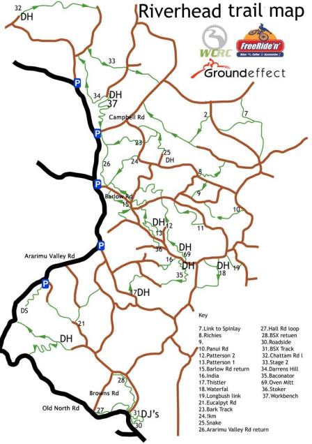 Riverhead Trail Map