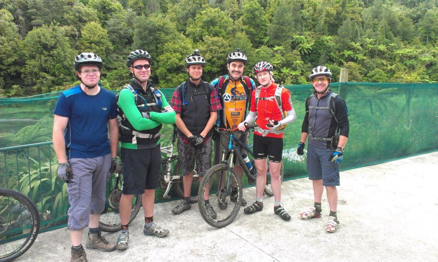 Team Lazy Bugger, about to start the Motu Loop